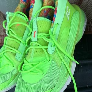 Under Armour Neon Green Performance Sneakers